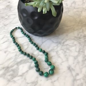 Vintage Malachite necklace